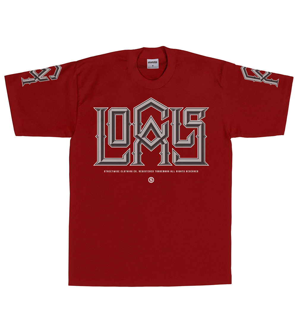Locals T-Shirt (Burgundy)