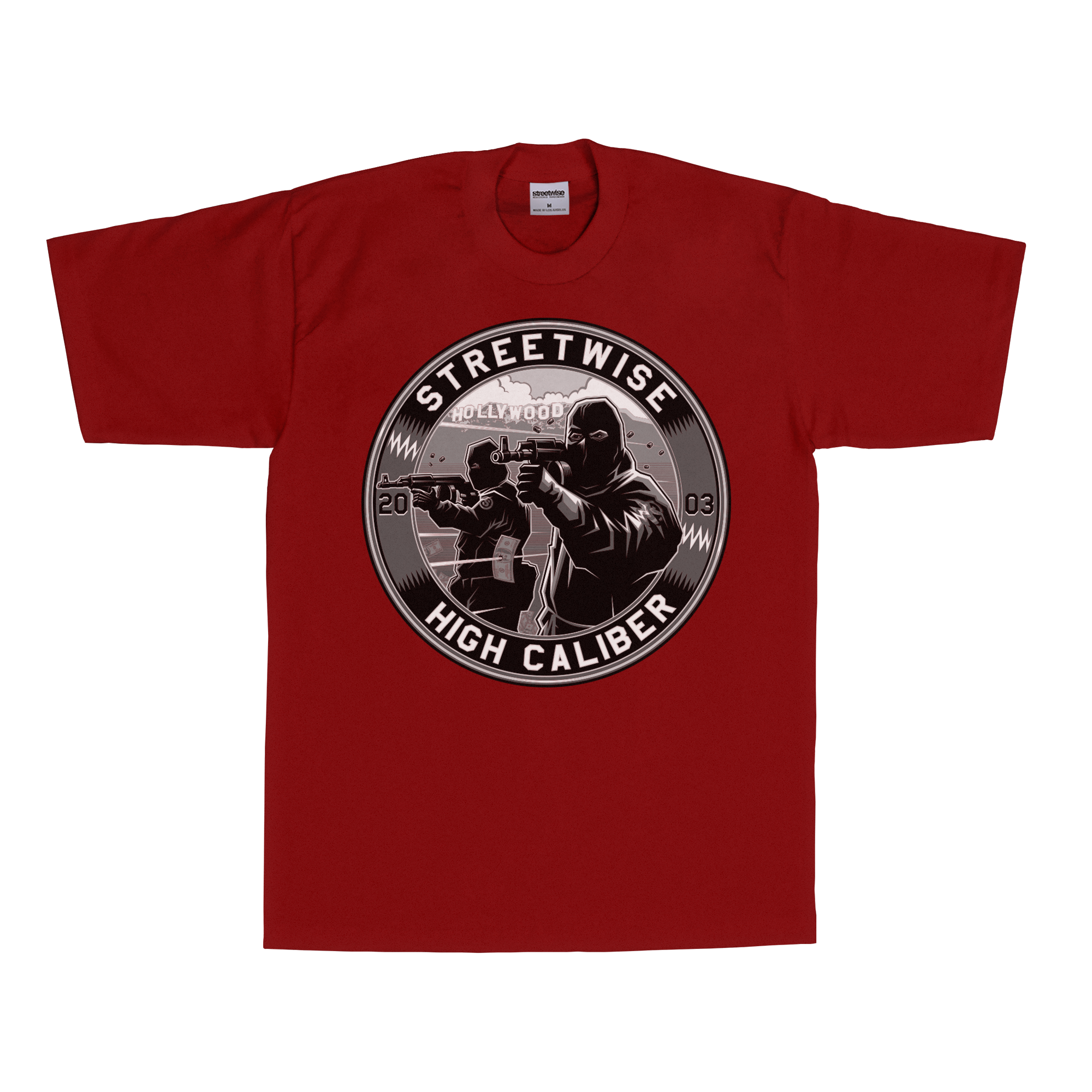 High Caliber T-Shirt (Burgundy)