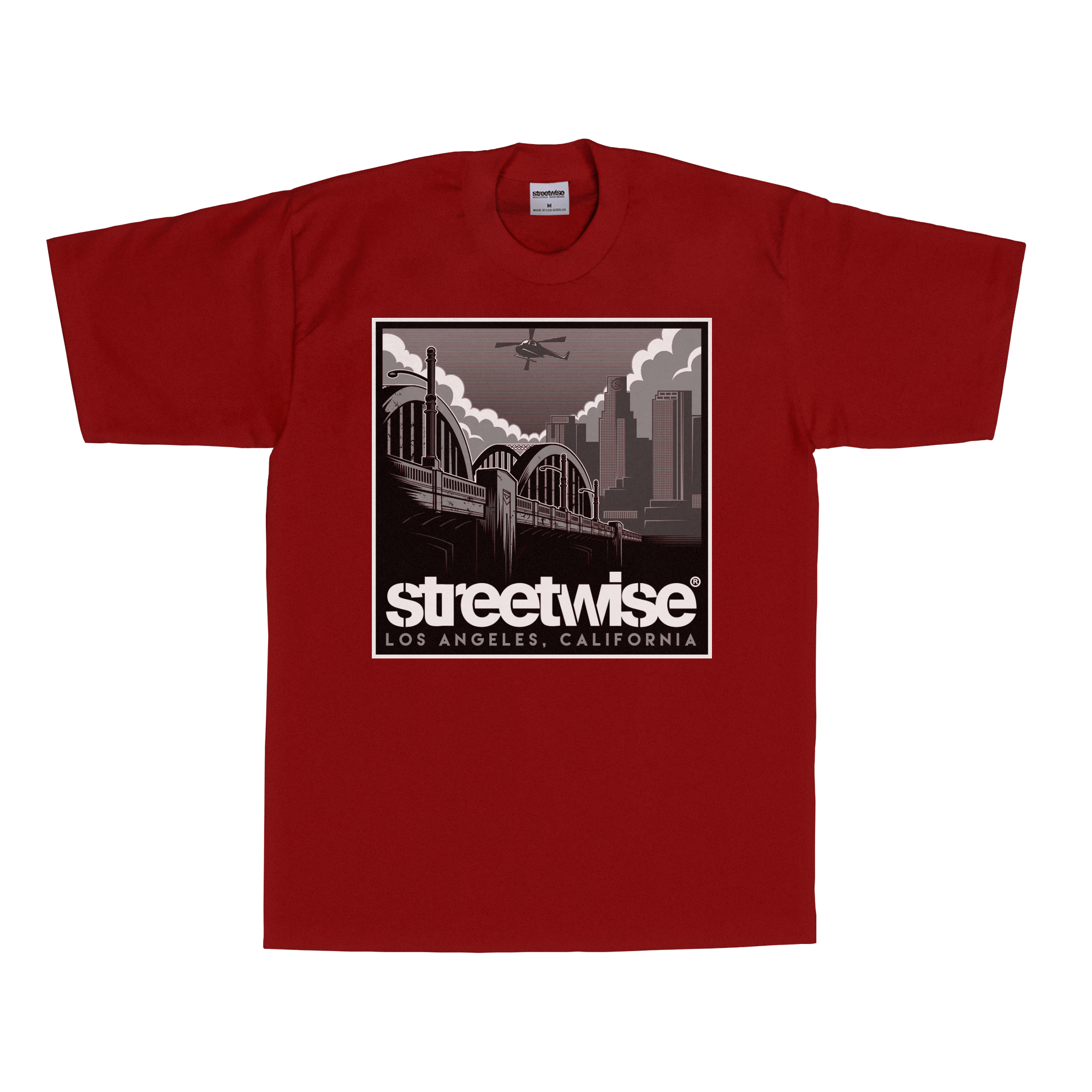 6th Street T-Shirt (Burgundy)